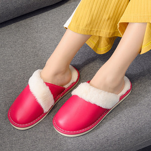 <span class=keywords><strong>Pantofole</strong></span> Antiscivolo in Peluche per Uomo e <span class=keywords><strong>Donna</strong></span>, <span class=keywords><strong>Invernali</strong></span> con Cuciture in Pelle e Pelliccia di Pecora - Product Image 6
