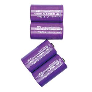 18350 1100 мАч 3,7 В 1400 мАч 3C <span class=keywords><strong>3.3A</strong></span> INR18350 цилиндрическая 1100 мАч литий-ионная аккумуляторная батарея для фонарика - Product Image 1