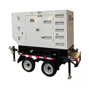 25kva denyo generator price water cooling 20kw diesel generator powered by genset 25kva trailer type weichai brand