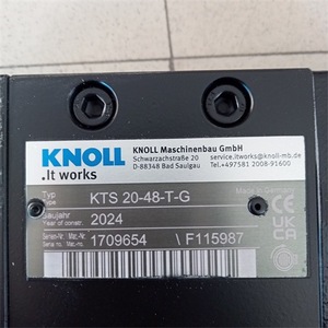 ปั๊มสกรู Knoll รุ่น KTS 20-48-T-G สำหรับงานอุตสาหกรรม ผลิตในเยอรมนี - Product Image 4