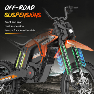 Motocicleta Eléctrica Todoterreno de 3000W con Frenos de Disco Hidráulicos, Fabricada en China en 2026 (OEM) - Product Image 3