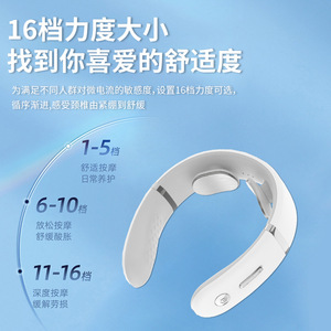JeoyCosy Neck Massager Rechargeable With Heat 16 Levels Massage For Neck Relief Home Use - Product Image 3