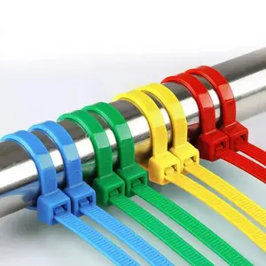 Venta al por mayor de la venta caliente de la línea de cable de fijación de la corbata Zip Cabl Zip Ties adecuado para la organización de todo tipo de líneas desordenadas