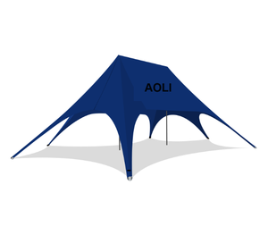 Fabricant Tentes à auvent unipolaire en forme d'étoile à tension Chapiteaux d'ombrage en forme d'araignée - Product Image 6