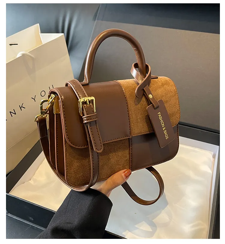 الأكثر مبيعًا حقيبة كروس بودي سبلايس حقيبة يد نسائية من الجلد الصناعي الرجعية الموضة العصرية الجديدة
