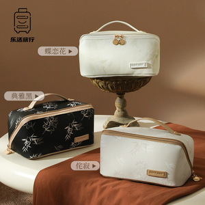 Toiletry Bag Rectangle Large Capacity Portable Travel Makeup <b>Storage</b> Bag Printed Geometric Pattern Polyester Spring 2024 - Product Image 2