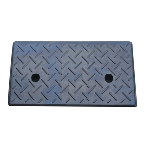 Rampe de trottoir portable en caoutchouc pour <span class=keywords><strong>la</strong></span> sécurité routière, utilisation en extérieur, limiteur de vitesse de 1 à 5 mph - Product Image 1