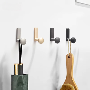 Creatieve moderne eenvoudige wandgemonteerde enkele kapstokhaak & hanger voor entree, woonkamer, kledingkast, Easehome CH12 - Product Image 1