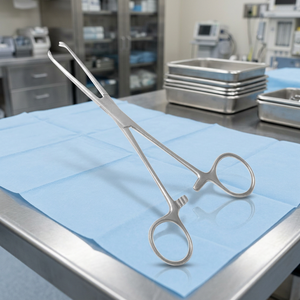 Forceps à tissus manuels Allis 19 cm 5x6 dents |   Pinces chirurgicales en acier inoxydable de haute qualité, utilisées pour les tissus lourds, certifiées CE - Product Image 4