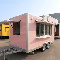 Camion de pizza mobile, remorque alimentaire, camion à pizza et café, chariot à hot-dogs, camion de restauration BBQ, camion de pizza, cuisine mobile, nouveau camion de crème glacée