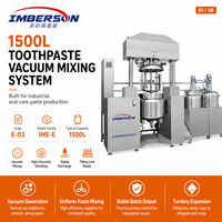 Ligne de mélange sous vide industrielle Imberson 1500L entièrement automatique de haute précision pour poudres et compactes pressées