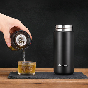 Tasse à eau isolée Tomic avec passoire à thé, gobelet de voyage en acier inoxydable de 500 ml pour hommes et femmes - Product Image 5