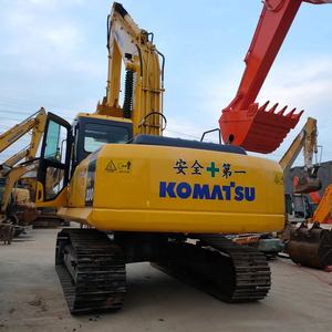 Excavateur d'occasion KOMATSU PC200-7 avec 20 tonnes de poids de fonctionnement Les composants de base comprennent le moteur Boîte de vitesses Pompe à engrenages Roulement PLC - Product Image 3