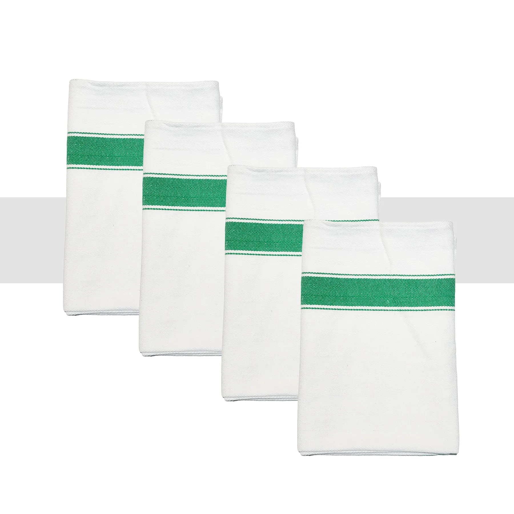 Lot de 4 torchons de cuisine super absorbants 100% coton, ensemble de torchons à vaisselle