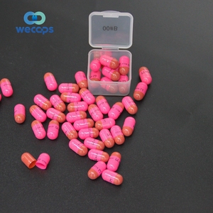 Wecaps güvenlik sert jelatin kapsüller boş sert kapsül hapları 00 # B boş kapsüller için ilaçlar - Product Image 4