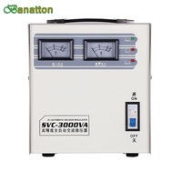 Stabilisateur électrique 2KVA 3KVA 120V 220V SVC monophasé 2000VA 3000VA AC régulateur automatique de tension 3000W stabilisateurs AVR