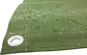 Bâche en toile verte 12oz résistante à l'<span class=keywords><strong>eau</strong></span> - Product Image 3