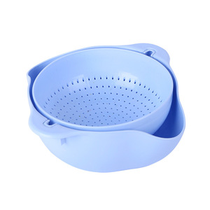 Kitchen Colander Small Strainers 2 in 1 Strainer Colanders Set Plastic Fruit <b>Washing</b> <b>Bowl</b> - Product Image 1