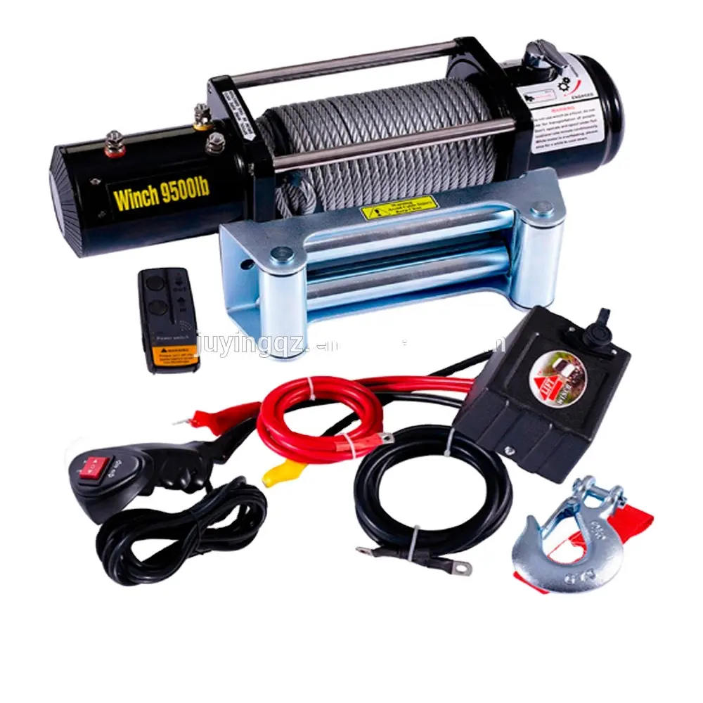 Wire Rope Car Winch 12v 12000lbs