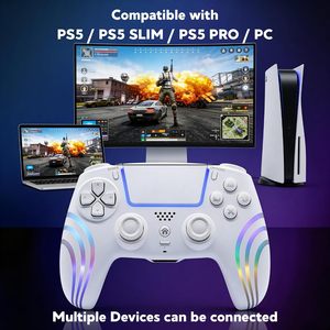 Control Inalámbrico para PS5, Gamepad Bluetooth RGB con Carga Tipo-C - Product Image 6