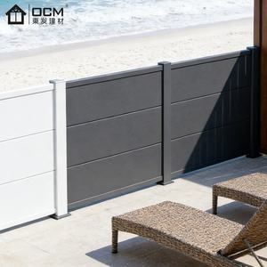 Clôture extérieure élégante en profilé aluminium composite à base de sulfate de magnésium, peignable, couleur personnalisée, dimensionnellement stable pour l'extérieur - Product Image 4