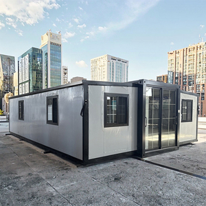 Chất lượng cao 40ft mở rộng container nhà Tiny thép biệt thự sẵn sàng tàu-cho văn phòng khách sạn nhà máy trực tiếp bánh sandwich Panel chất liệu - Product Image 2