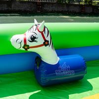 Jeux gonflables Team Building Ultimate Outdoor Entertainment Carnaval Games Gonflable Pony Hop Racing pour les événements de Team Building