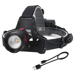 <span class=keywords><strong>Boruit</strong></span>-Faro de alta potencia con zoom de 5000 lúmenes, aleación de aluminio Ipx4, resistente al agua, para senderismo y Camping - Product Image 1