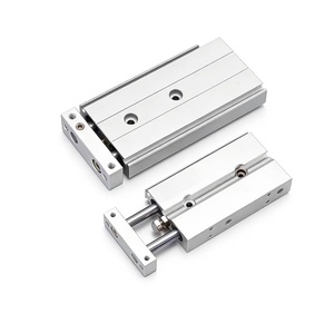 Cylindre pneumatique compact à double tige CXSJ à haute stabilité pour la prévention <span class=keywords><strong>de</strong></span> la rotation et le positionnement <span class=keywords><strong>de</strong></span> haute précision - Product Image 4