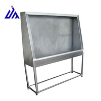 Serigrafi yıkama tankı/ekran Washout Booth ekran yazıcısı çamaşır makinesi manuel LED ışık