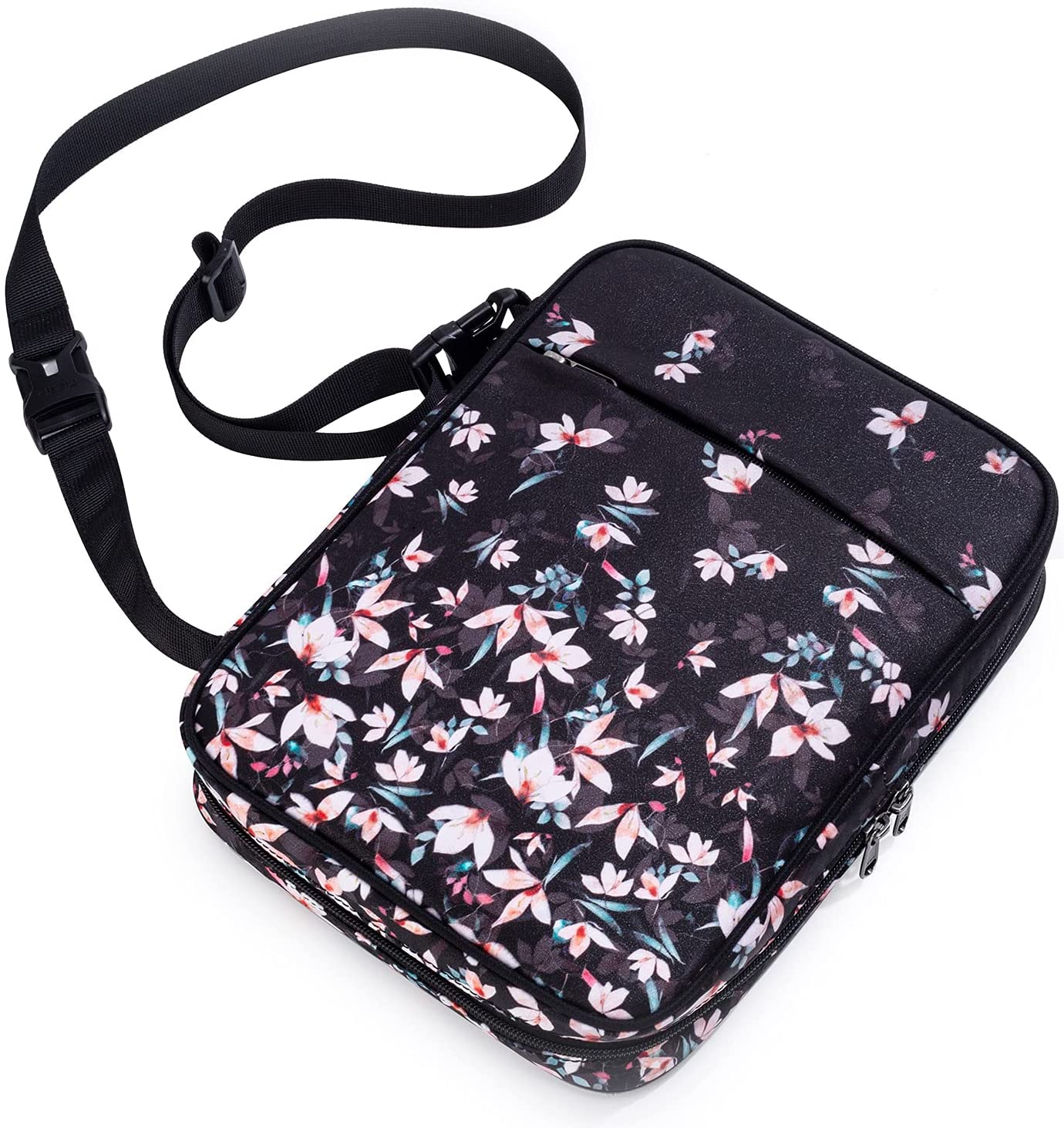 Ежедневное путешествие цветочный дизайн Библия чехол женская книга Библия чехол с ручкой и плечевым ремнем