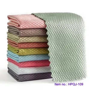 Torchon de cuisine en Polyester, 100%, écologique, durable, tissu Non tissé/microfibre, vaisselle
