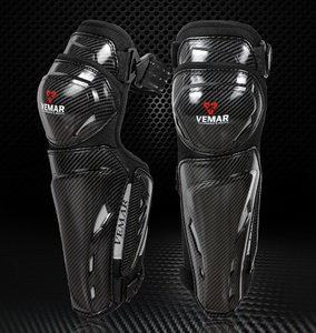 Genouillères de <span class=keywords><strong>moto</strong></span> rembourrées chaudes respirantes réglables antidérapantes avec protection tout-terrain en polyester et nylon fermeture à boucle - Product Image 5