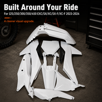 Nouvelles carénages en plastique S2R pour moto tout-terrain 125/250/300/350/450 EXC/SX/XC/SX-F/XC-F 2024 - Pièces de rénovation/amélioration