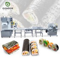 Máquina Industrial para Onigiri y Sushi, Robot Automático Comercial para Hacer Rollos de Sushi