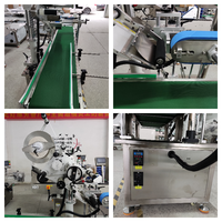 Machine d'étiquetage d'angle simple haute précision ±1mm, machine d'étiquetage et de scellage de boîtes 0-80 pièces/min