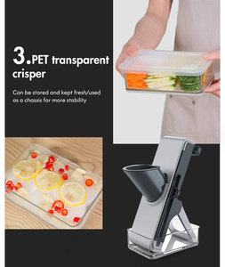 Máy Cắt Rau Củ Quả Đa Năng Bằng Nhựa Nhà Bếp 2022 Máy Cắt Lát Mandoline - Product Image 4