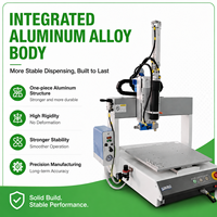 Robot Dispensador de Pegamento Automático CNC de 3 Ejes para Escritorio, Certificado CE ISO, con Sistema de Prensado de Cartuchos y Cilindros