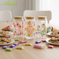 Autocollants de transfert DTF UV pour gobelets en PET de 16 oz, motif dessin animé, pour Pâques, vente en gros, personnalisables, pour tasses promotionnelles, faible MOQ, durables, directement de l'usine