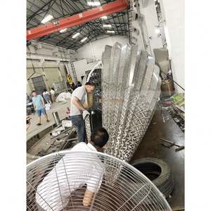 Escultura del Árbol de la Vida en Acero Inoxidable Estilo Art Deco ANW073, Tamaño Personalizado para Decoración de Aniversario - Product Image 6