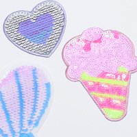 Lot de patchs DIY personnalisables à sequins réversibles brodés, écologiques et autocollants, pour vêtements, sacs à dos et chapeaux - Thème Pâques