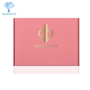 Custom Private Label New Design Luxury Printing Pink Wig <b>Gift</b> <b>Box</b> Packaging - Product Image 4