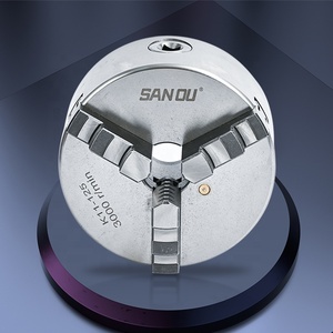 Máy tiện Chuck 125mm sanou 3 hàm tự định tâm Chuck K11-125 Độ chính xác của nhãn hiệu kim loại máy tiện Chuck cho mini <span class=keywords><strong>Lathe</strong></span> wm210v - Product Image 5