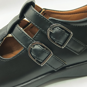 <span class=keywords><strong>Chaussures</strong></span> Mary Jane à la mode <span class=keywords><strong>pour</strong></span> l'automne, bout rond, double boucle, lacets, dessus en PU, semelle en TPR, <span class=keywords><strong>chaussures</strong></span> décontractées <span class=keywords><strong>pour</strong></span> étudiantes, <span class=keywords><strong>chaussures</strong></span> de danse <span class=keywords><strong>pour</strong></span> femmes - Product Image 5