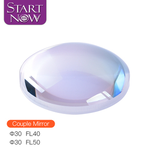 Startnow YAG <span class=keywords><strong>Laser</strong></span> Couple Gương D30 FL40 <span class=keywords><strong>50Mm</strong></span> Hợp Nhất Silica Thạch Anh <span class=keywords><strong>Laser</strong></span> Đánh Dấu Máy Khớp Nối Ống Kính - Product Image 1