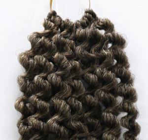 Nouveautés en gros : Extensions de cheveux synthétiques bouclés pour tresses, style Cuban Mambo Twist, pour déesses blondes, à micro-boucles, pour crochet, effet faux riz - Product Image 2
