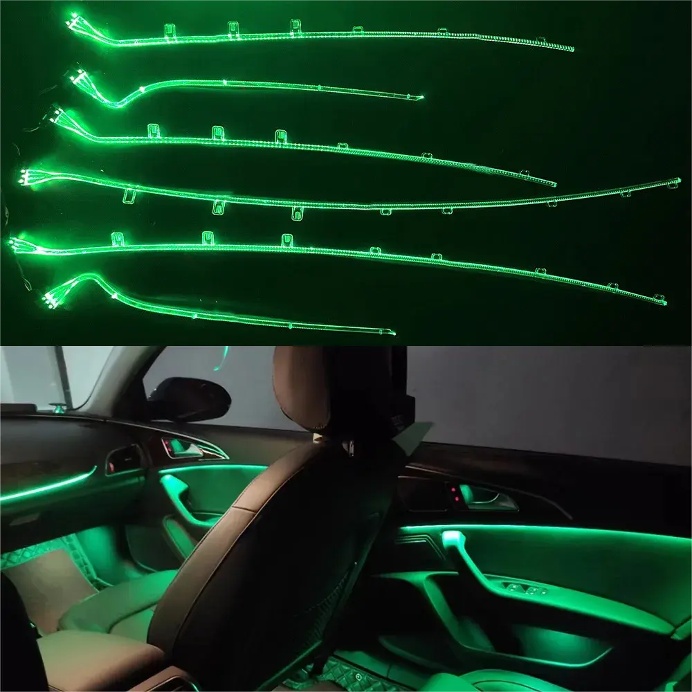 Nuovi 21 colori per Audi A6 A6 A7 C7 PA 2012-2018 MMI controllo decorativo luce ambientale LED lampada atmosfera striscia luminosa