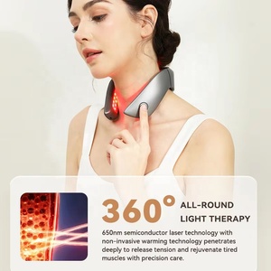 Masajeador de Cuello Portátil Recargable Multifuncional con Láser de Diodo de 650nm en Forma de U <span class=keywords><strong>3D</strong></span>, Buen Precio - Product Image 4
