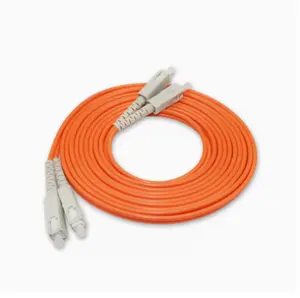 Cable de puente de fibra dúplex multimodo lc sc fc st, 50/125 LC-LC, 3/5/10/15/20/30m, OM2
