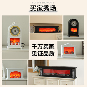 Chimenea Eléctrica LED con Efecto de Llama 3D para Decoración de Sala de Estar y Mueble de TV - Product Image 2